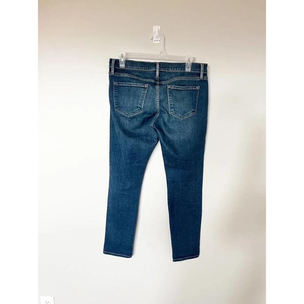 Frame me garçon mid rise distressed‎ jeans size 26